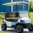 thumbnail image 2 of Pzuqiu Wolf Golf Cart Seat Covers 2 Passenger American Flag Golf Cart Seat Towel Keeps Seats Clean and Comfortable Easy Installation Club Car Accessories Fits Most Club Cars, 2 of 7