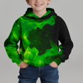 thumbnail image 2 of Piuwrlz Fall Winter Hoodies Pullover Boys with Pockets Warm Casual Hood Sweatshirts Green Size 3 T, 2 of 8