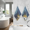 thumbnail image 2 of Coolnut Painting Penguin Bathroom Towels 2 Pieces 16×28 inches, Cotton Bath Towel Water Absorbent Lightweight Quickdry Towels for Bathroom Ktichen Travel Gym, 2 of 6