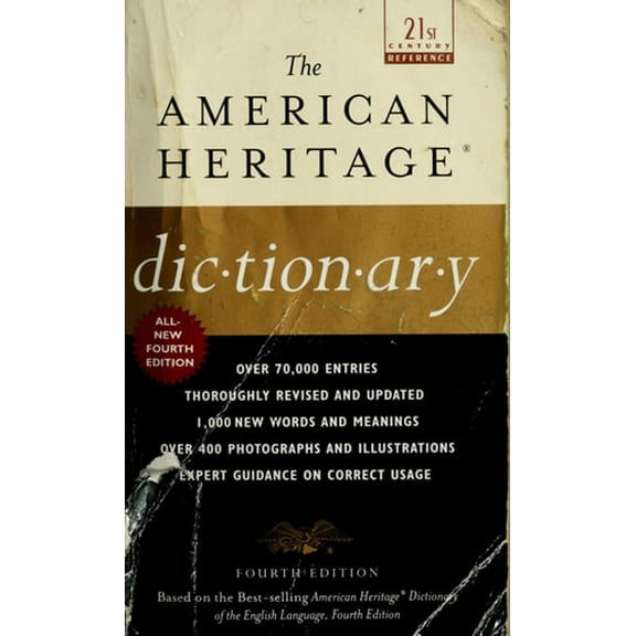 Pre-Owned The American Heritage Dictionary (Paperback) by Dell Publishing Company (Creator)