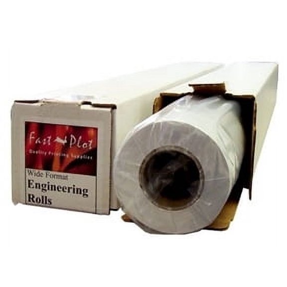 18 lb. Translucent Bond Plotter Paper 30 x 300 2 Core - 4 Rolls