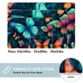 thumbnail image 2 of Butterfly Polyester Non-Slip Machine Washable Chair Mats Floor Mat Area Rug Set, 2 of 6