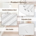 thumbnail image 4 of 2 Pack Stainless Steel Air Vents, 2.7 Inch Louvered Grille Cover, White, 4 of 7