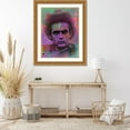 thumbnail image 3 of Stephen Chambers 19x24 Gold Ornate Wood Framed With Double Matting Wall Art Titled - James Dean Circles, 3 of 6
