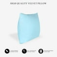 thumbnail image 5 of A1HC Hypoallergenic Down Alternative Decorative Throw Pillow, 20x20 in, Square, Pack of 1, Light Blue, 5 of 5