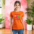 thumbnail image 3 of Playera Blusa De Frambuesa Raspberry Sweet & Tasty – Dulce Estilo que Te Hace Brillar Color Anaranjado Talla Grande Marca Emil SaEs, 3 of 4