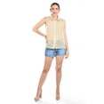 thumbnail image 5 of Blusa con detalle de perlas Roman Fashion /Juvenil, 8037 (Beige) beige CH, 5 of 5