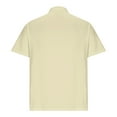 thumbnail image 5 of Otvok Men Shirt Short Sleeve Casual Classic Summer Shirts Button Solid Color Basic T Shirt, 5 of 6