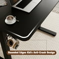 thumbnail image 4 of Ergomaker Electric Standing Desk，43" x 23.6" Height Adjustable Desk with Memory Preset for Adult,Black, 4 of 9