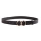 thumbnail image 3 of Cinturón decorativo de moda para mujer y hombre, cinturón de piel sintética para mujer. Negro, 3 of 9