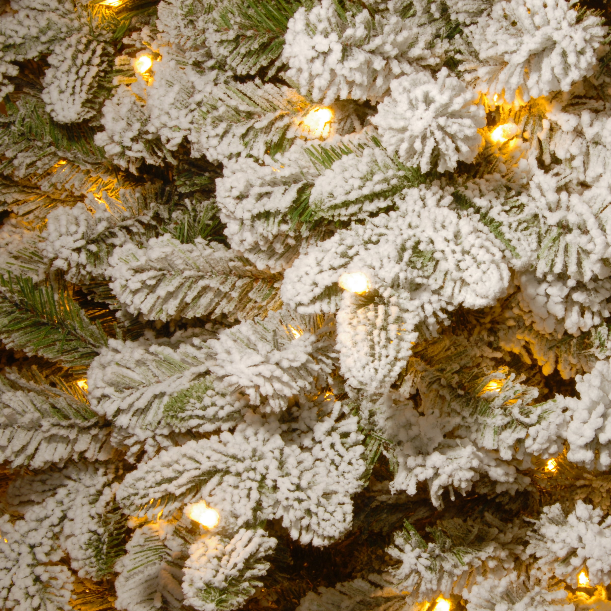 National Tree Company Pre-Lit Feel Real® Artificial Christmas Tree, Everest Fir, Green, Clear Lights, Includes Stand, 7.5 Feet