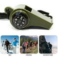 thumbnail image 4 of Emergency Survival Whistle with Lanyard, 3-in-1 Shrill Loud with Compass, 4 of 8