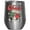Silver, variant on Have a Cup of Cheer, Retro Christmas Season Art Merch Gift, White 12oz Wine Tumbler
