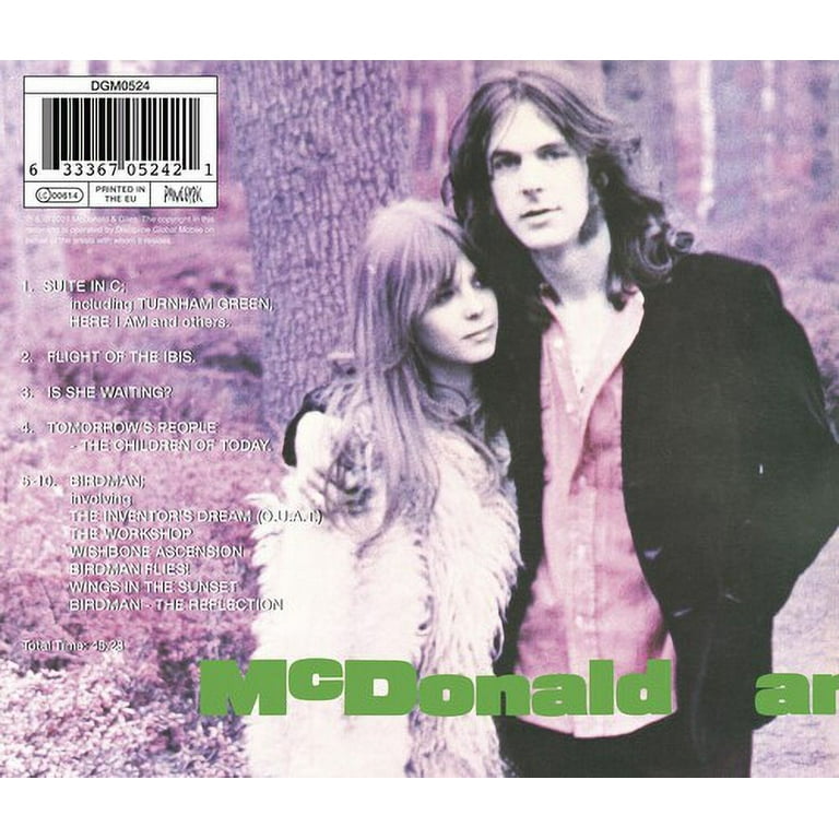 McDonald & Giles - Mcdonald & Giles - CD 