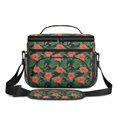 thumbnail image 2 of Lunch Box Pioneer Flower Floral Print Pattern Insulated Lunch Bag for Women Men,Medium Leakproof Lunchbox Cooler Bag Adjustable Strap,10 X 6.7 X 8 Inches, 2 of 6