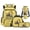 Yellow Excavator, variant on KUIFORTI Blue Axolotl 4Pcs Boys School Bag Set, Backpack with Lunch Box Pencil Pouch Water Bottle Sleeve, Cool Style Bookbag for Elementary Primary Middle School Students