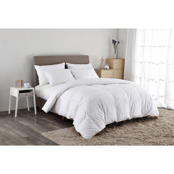 Puredown White Goose Down Comforter600 Fill PowerKing/Cal KingCotton