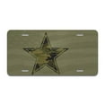 thumbnail image 1 of SignMission A-LP-03-33 Aluminum License Plate - Army Star, 1 of 1