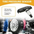 thumbnail image 2 of No.529333V100 Tire Pressure Sensor for Hyundai Azera 2011-2016 TPMS Sensor 1 Pc 433MHz, 2 of 7