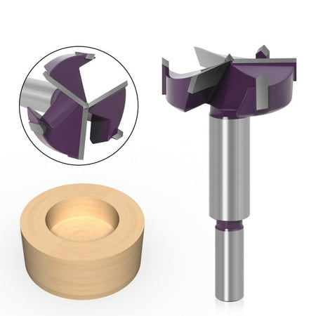 

XWQ Durable Woodworking Hole Saw Widely Use Carbon Steel Smooth Efficient Forstner Drill Bit for Home