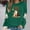 Army Green, variant on Halloween Going Out Tops Long Sleeve Crew Neck Green Sweatshirt Cat Ghost Animal Relaxed Fit Tops Army Green,M