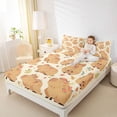 thumbnail image 3 of Erosebridal Funny Animals Capybara Bed Sheets,Cute Flowers Kawaii Floral King Sheets For Kids Girls 4pcs, 3 of 6