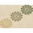 thumbnail image 1 of Ahgly Company Machine Washable Indoor Rectangle Transitional Vanilla Gold Area Rugs, 4' x 6', 1 of 7