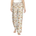thumbnail image 2 of Lsque Squirrel And Mushroom Print Women's Pajama Pants, Lounge Pant - Comfortable Home Wear,Elastic Waistband, Stylish Design-X-Large, 2 of 9