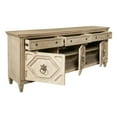 thumbnail image 2 of 3-Door Wood Entertainment Console with Drawers in Natural by Pulaski Furniture, 2 of 8