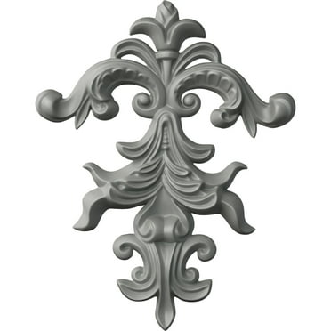 Ekena Millwork 9 1/4"W x 11 3/4"H x 1 1/8"P Attica Drop Onlay