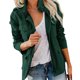 thumbnail image 1 of Chaqueta de invierno Abrigos para mujer Otoño Chaqueta de carga Damas Thin Safari Outwear con bolsillos, 1 of 2