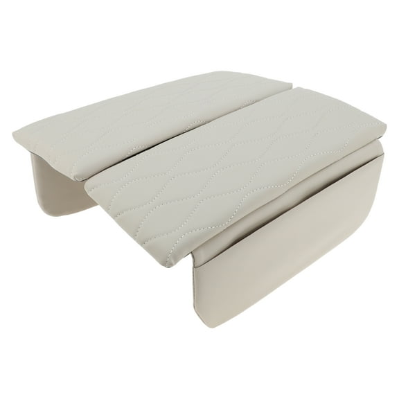 Car Center Console Cover with Storage Bag for Mercedes-Benz S Class 2021-2022 Beige 1 Set