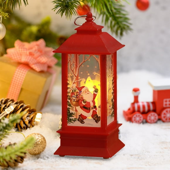 TopLLC Christmas Lights, Christmas Decorations Christmas Decorations Christmas Wind Lights Candles Table Lamps Small Night Lights Flame Wind Lights Festival lights