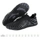 thumbnail image 2 of Zapatos acuáticos unisex, cómodos y descalzos para playa, para hombre y mujer (negro, talla 46), 2 of 9