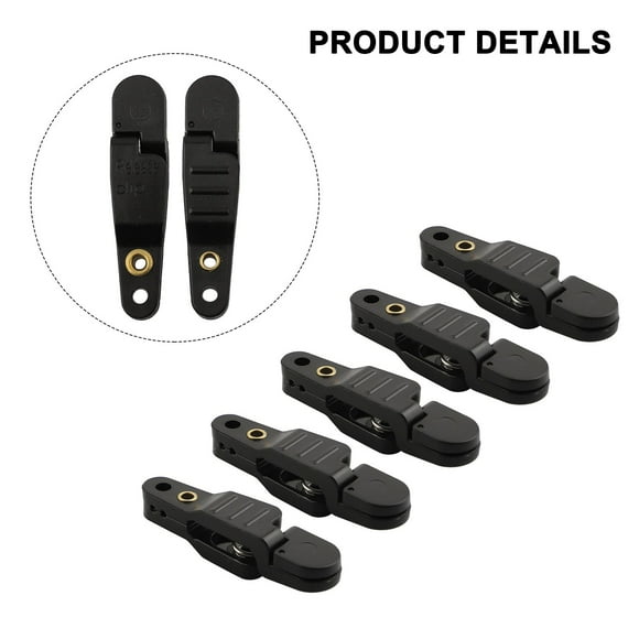 5Pcs Heavy Tension Snap Release Clips For Weight Boat Fishing Downrigger Black Shenzhuyue