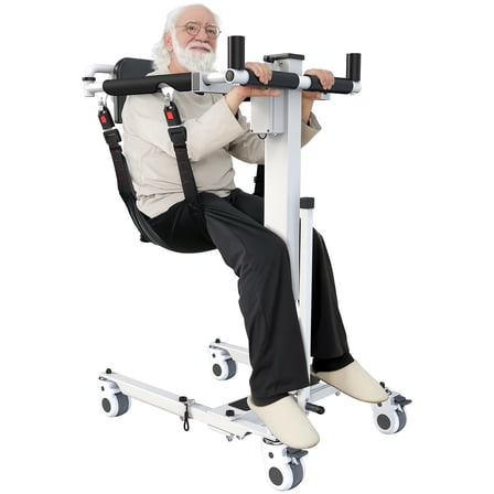 Electric Transfer Lift, Patient Lift Transfer Chair, Folding Chair Lift Assist Devices for Seniors, Transfer Chair for Home, Nursing Home, Car, AY06