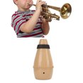 thumbnail image 4 of Trumpet Mute, Non Disturb Lightweight Universal Trumpet  Well Made  For Band Playing Wood Color, 4 of 8