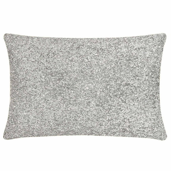 Luminous Allover Pillow - 14x20 - Silver