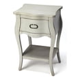 thumbnail image 1 of Butler Specialty Company Rochelle 1 Drawer Wood Nightstand - Gray, 1 of 5