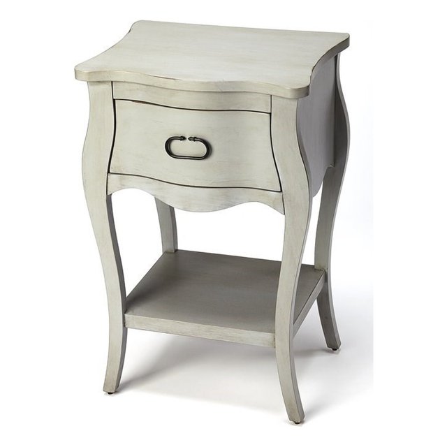 Butler Specialty Company Rochelle 1 Drawer Wood Nightstand - Gray