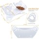 thumbnail image 3 of Cuencos para gatos Cuencos inclinados para comida para gatos Cuenco elevado para comida para gatos Cuencos de plástico para gatos inclinados dobles de 15° elevados con base de goma antideslizante, 3 of 7
