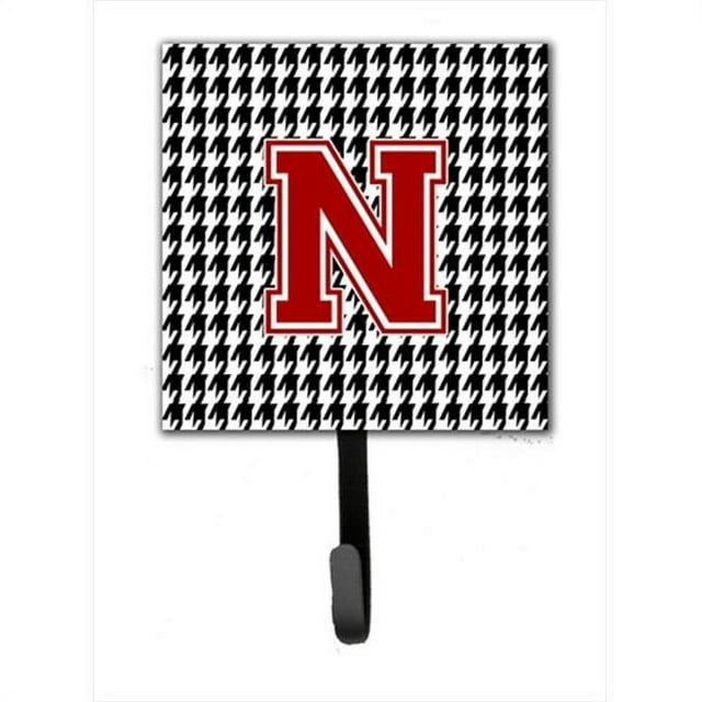 Carolines Treasures CJ1021-NSH4 Monogram - Initial N Houndstooth Leash Holder Or Key Hook