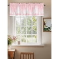 thumbnail image 2 of Winter White Elk Valances for Windows Christmas Tree Snowflake Pink Background Rod Pocket Curtains Valance Short Window Treatment Drapes for Living Room, Bedroom Bathroom 54"&nbsp;W x 18" L, 2 of 5