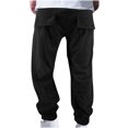 thumbnail image 6 of Diufon Corduroy Cargo Pants for Men Casual Loose Joggers Pant Elastic Waist Drawstring Pants with Pockets, 6 of 6