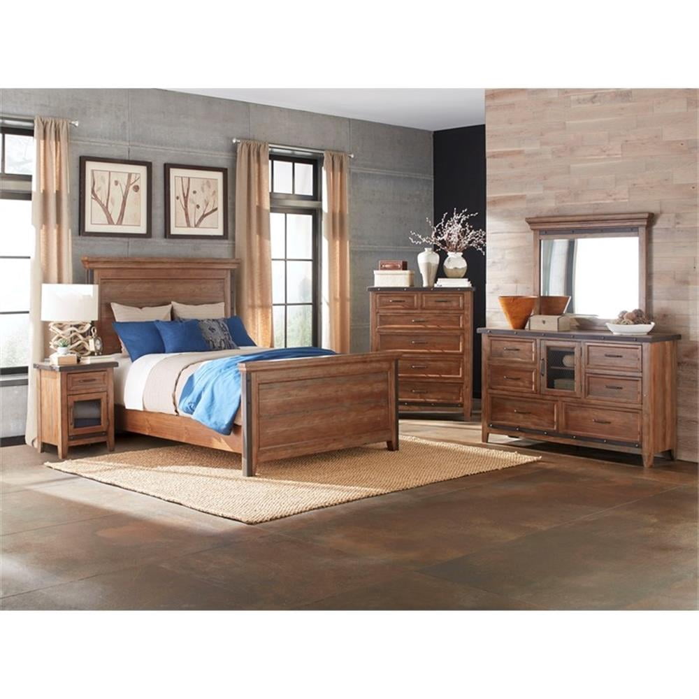 Intercon Nightstand, 1 Drawer in Canyon Brown