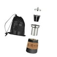 thumbnail image 5 of figatia Camping Tea Kettle Mugs Set Stainless Steel Tea Pot for Hotel Fishing Picnic black, 5 of 8
