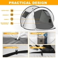 thumbnail image 2 of Pop Up Camping Tent, 2-4 Person Instant Tent, Waterproof PU 2000MM, Spacious Ventilated Automatic Setup Tent with 2 Doors & 2 Windows, Portable Lightweight for Outdoor Camping Hiking Beach, 2 of 20