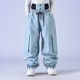 thumbnail image 4 of Snowboarding Pants, Waterproof Insulated Cargo Trousers, Windproof Loose Wide Leg for Cold Weather Activities, Hiking, Trekking, Adjustable Waist, 4 of 7