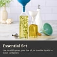 thumbnail image 2 of Farberware Soft Grips Silicone Kitchen Funnel Set, Blue, Sage and Gray - 3 Pieces, 2 of 10