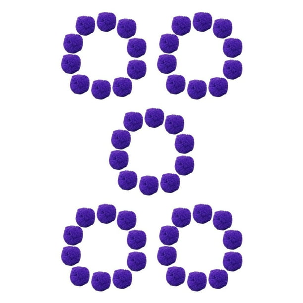 Inteprter 10 piezas Bola de agua Reutilizable Juego de natación Juguetes Absorbente Juguete Púrpura Type2 NO2
